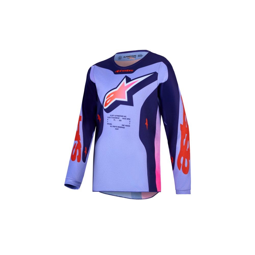 dres RACER HUNT YOUTH, ALPINESTARS, dětské (světle růžová/fialová) 2027