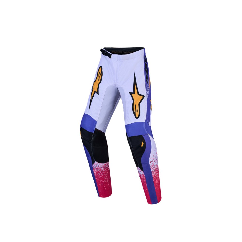 kalhoty FLUID DRAG YOUTH, ALPINESTARS, dětské (světle šedá/fialová/zlatá) 2027