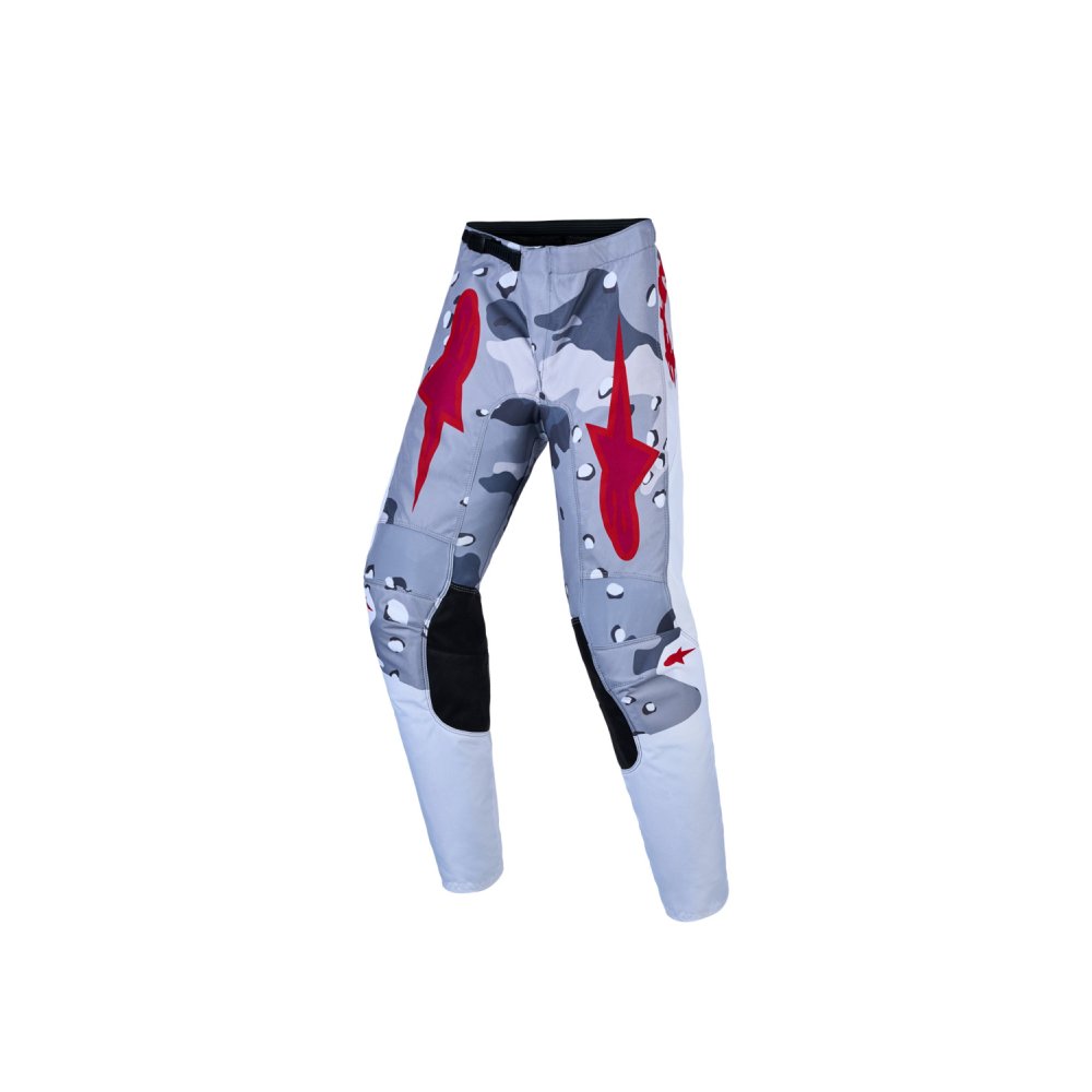 kalhoty FLUID LONE YOUTH, ALPINESTARS, dětské (šedá camo/bílá/červená) 2027