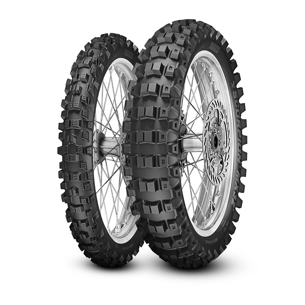 PIRELLI, 100/90 - 19 SCORPION MX32 MID HARD R 57M