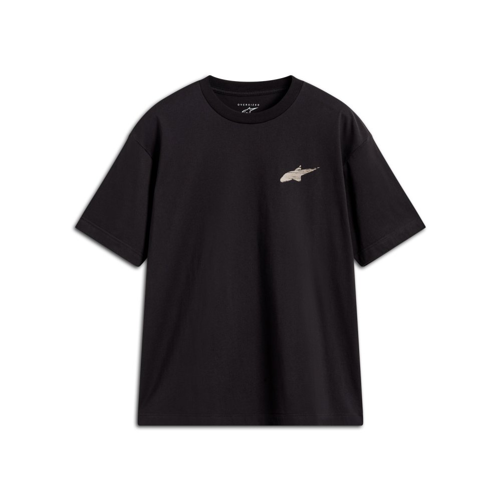 triko CHECKBACK OVERSIZED CSF, ALPINESTARS (černá)