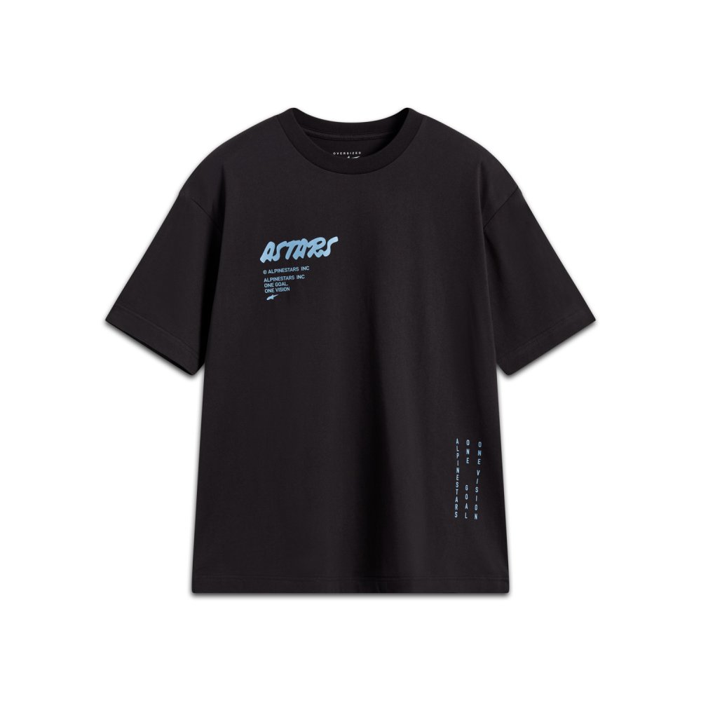 triko CHALK OVERSIZED CSF, ALPINESTARS (černá)