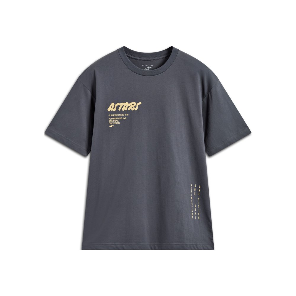 triko CHALK OVERSIZED CSF, ALPINESTARS (tmavě šedá)