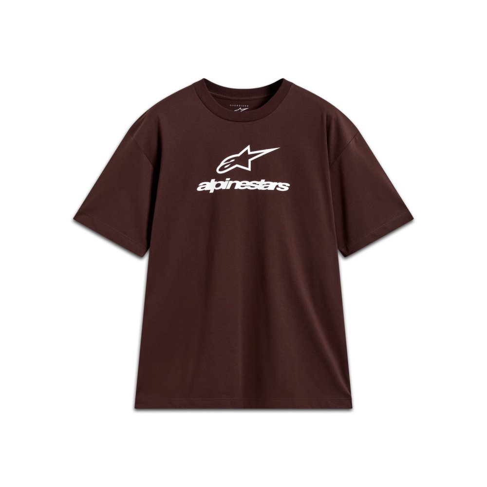 triko PRELUDE OVERSIZED CSF, ALPINESTARS (hnědá)