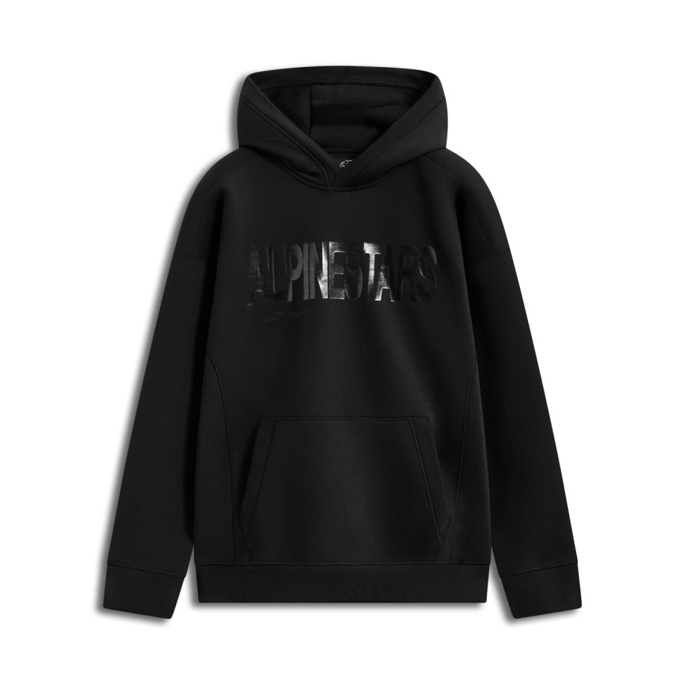 mikina SHAW OVERSIZED HOODIE, ALPINESTARS (černá/černá)