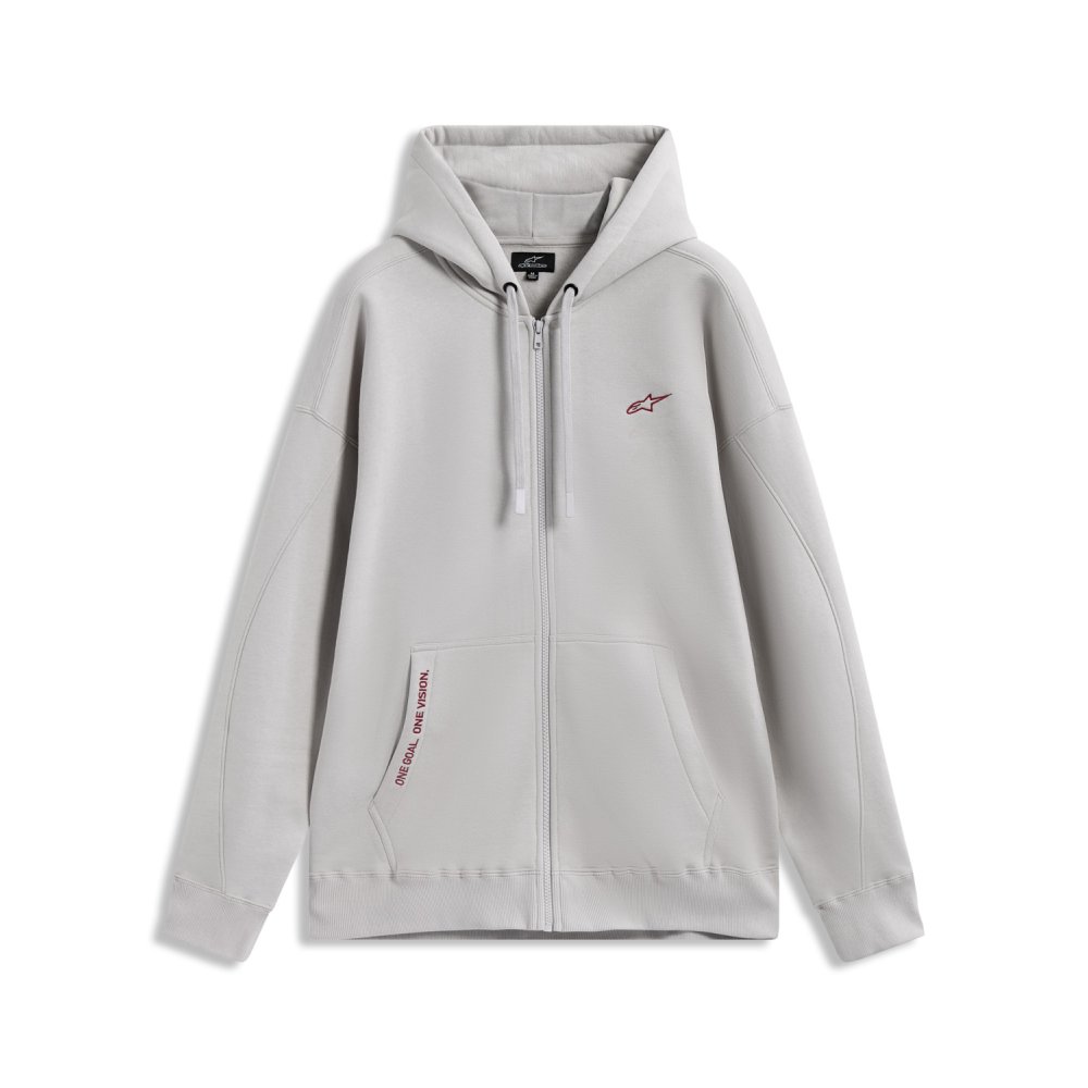 mikina PIONEER OVERSIZED HOODIE, ALPINESTARS (šedá)