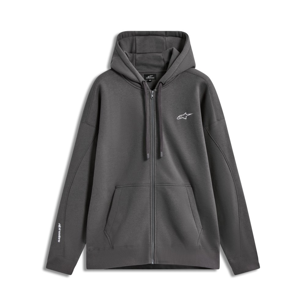 mikina ENTITY OVERSIZED HOODIE, ALPINESTARS (tmavě šedá)