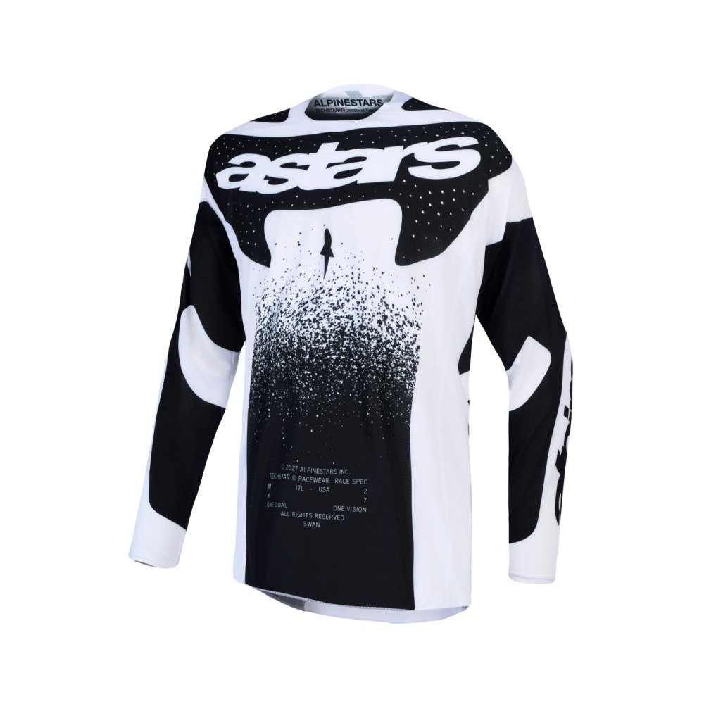 dres TECHSTAR SWAN, ALPINESTARS (bílá/černá) 2027