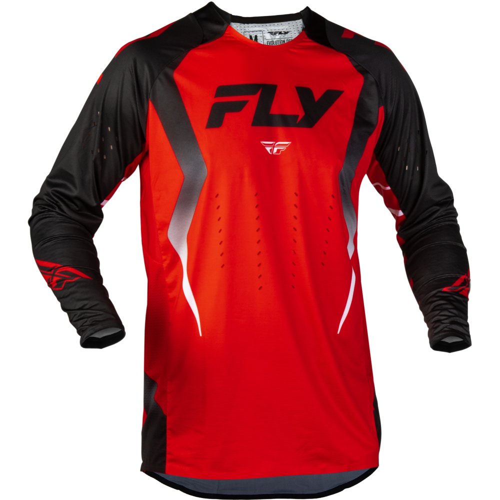 dres EVOLUTION BOLT, FLY RACING - USA 2027 (červená/modrá/bílá)