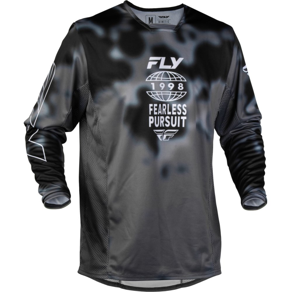 dres KINETIC BLUR, FLY RACING - USA (černá/šedá)