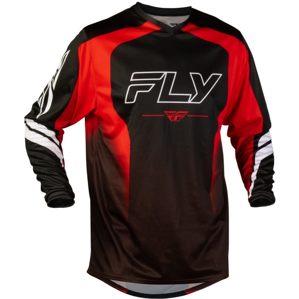 dres F-16 RAZE, FLY RACING - USA (černá/červená/bílá)