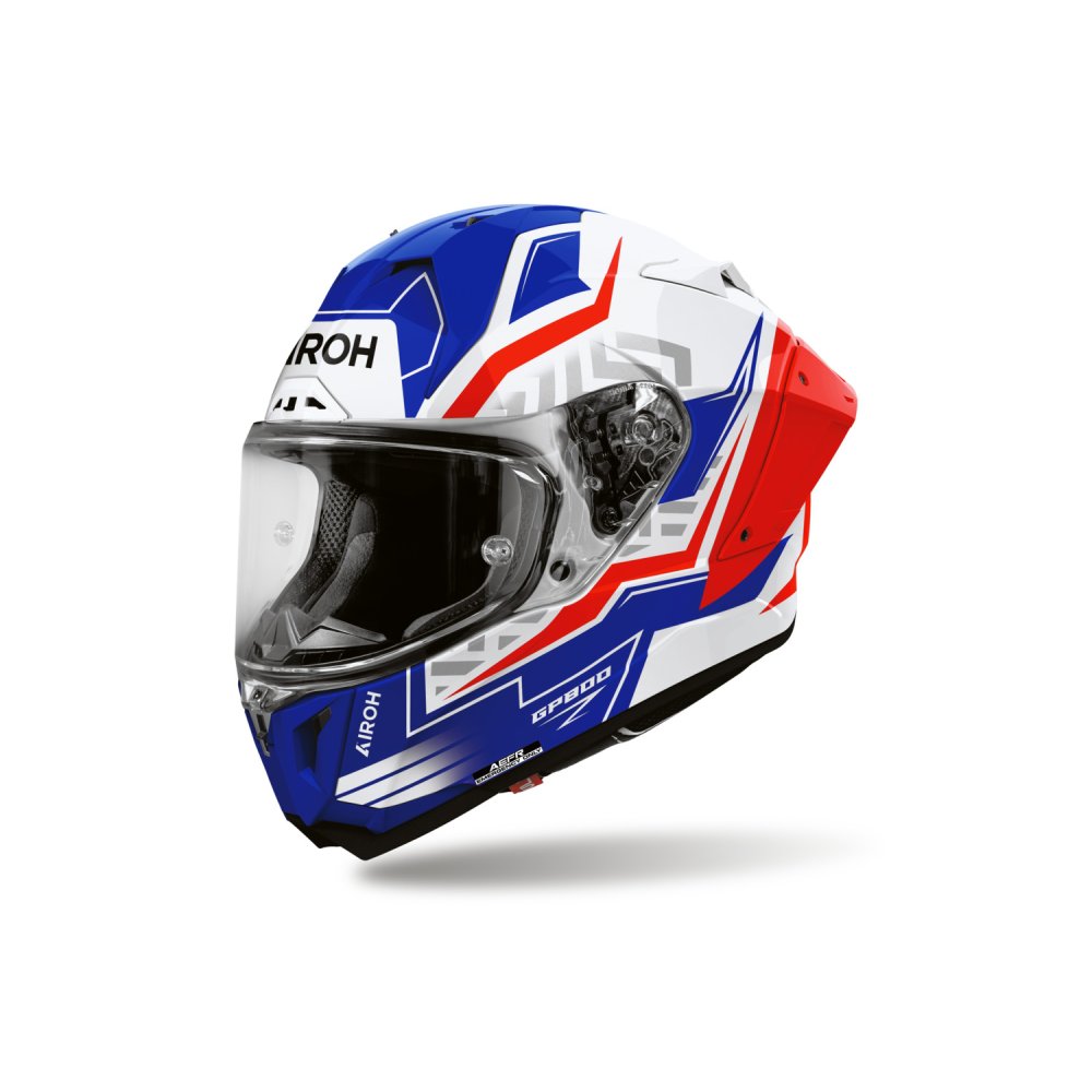 přilba GP800 Victory, AIROH (modrá/červená lesklá) 2027