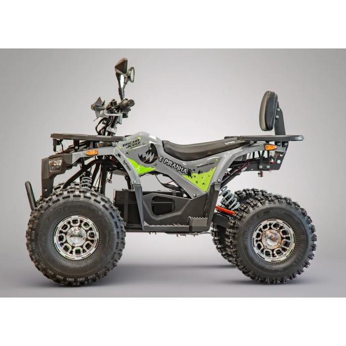 dětská elektrická čtyřkolka Piranha Transformer 1500W šedo/zelená