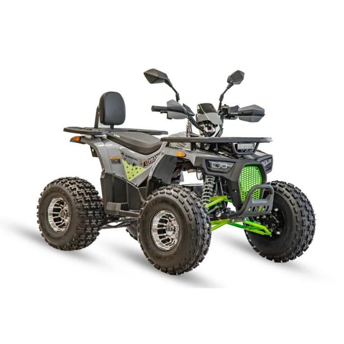 dětská elektrická čtyřkolka Piranha Transformer 1500W šedo/zelená