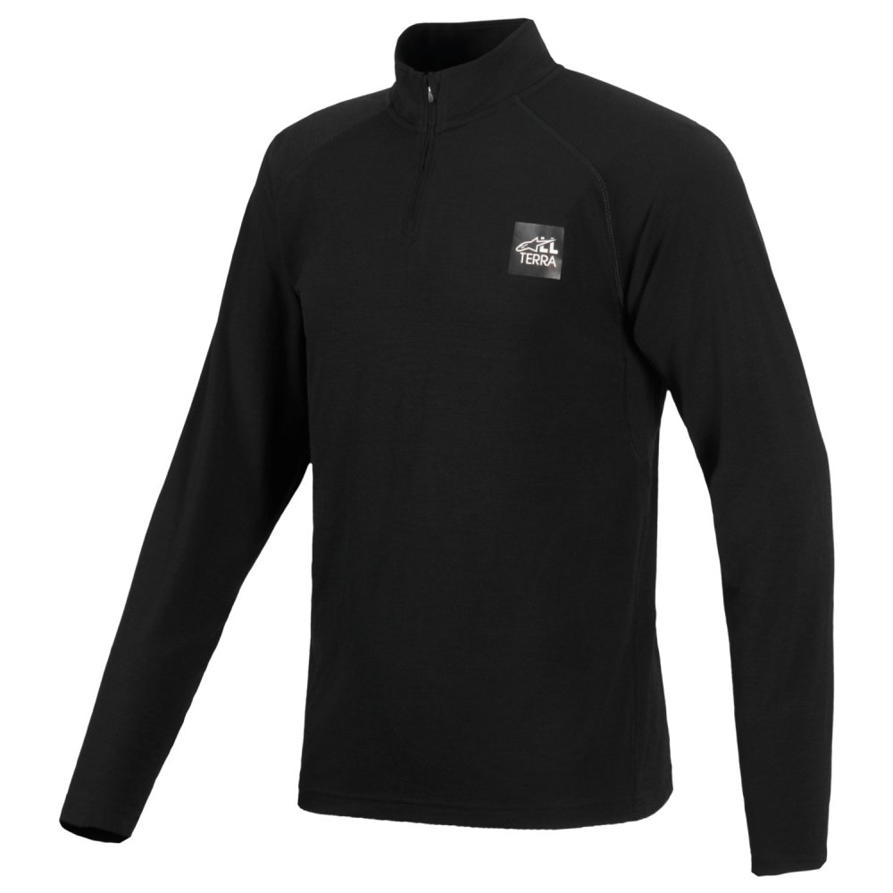 termotriko s dlouhým rukávem AT 8 MERINO, ALPINESTARS (černé) 2027