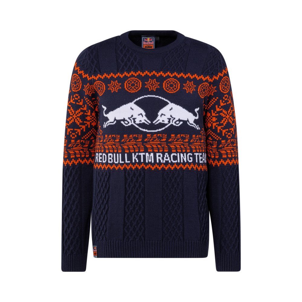 svetr - vánoční edice, RED BULL KTM (modrá,oranžová)