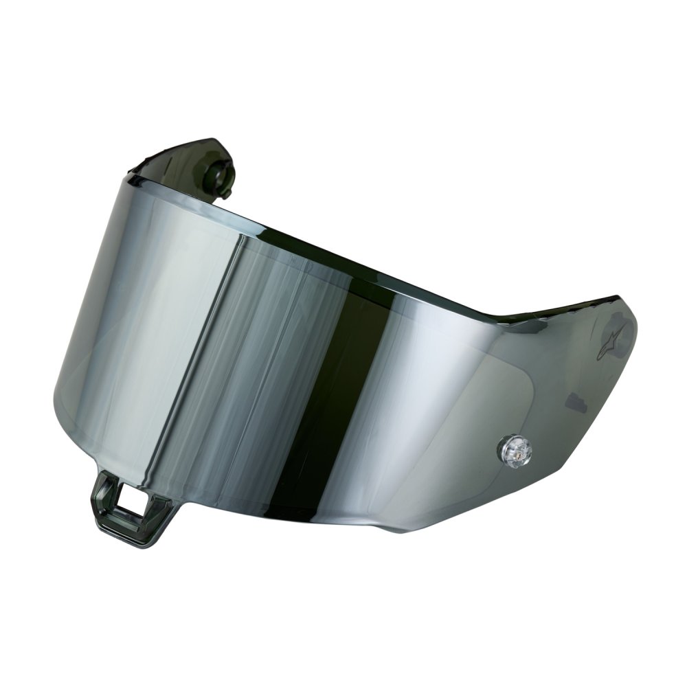 plexi pro přilby SUPERTECH S-R7/S-R10 verze S-02.1-R, ALPINESTARS (zrcadlové stříbrné ABSOLUTE VISION™)