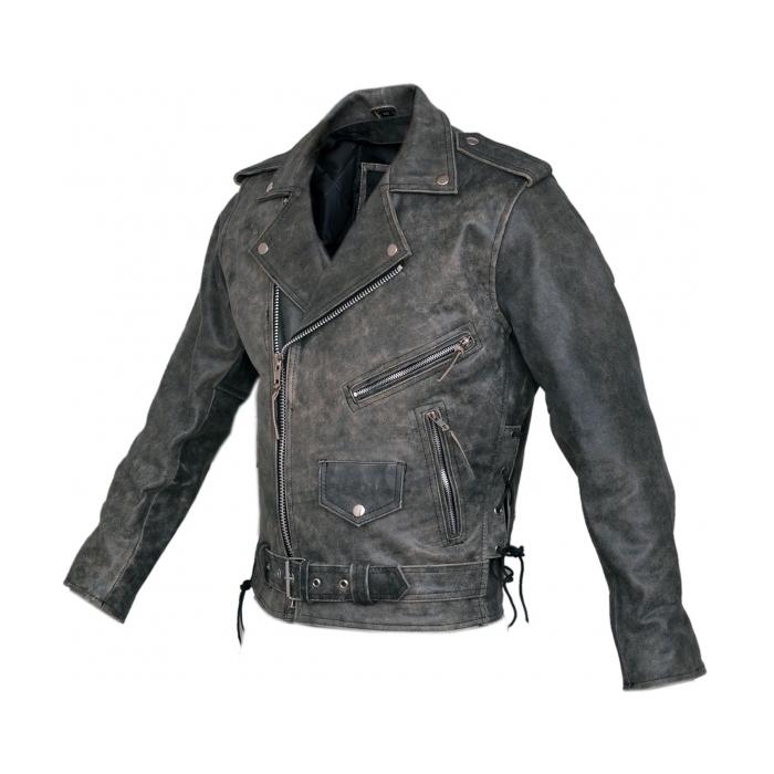 kožený křivák na motorku Vintage, Velikost XS