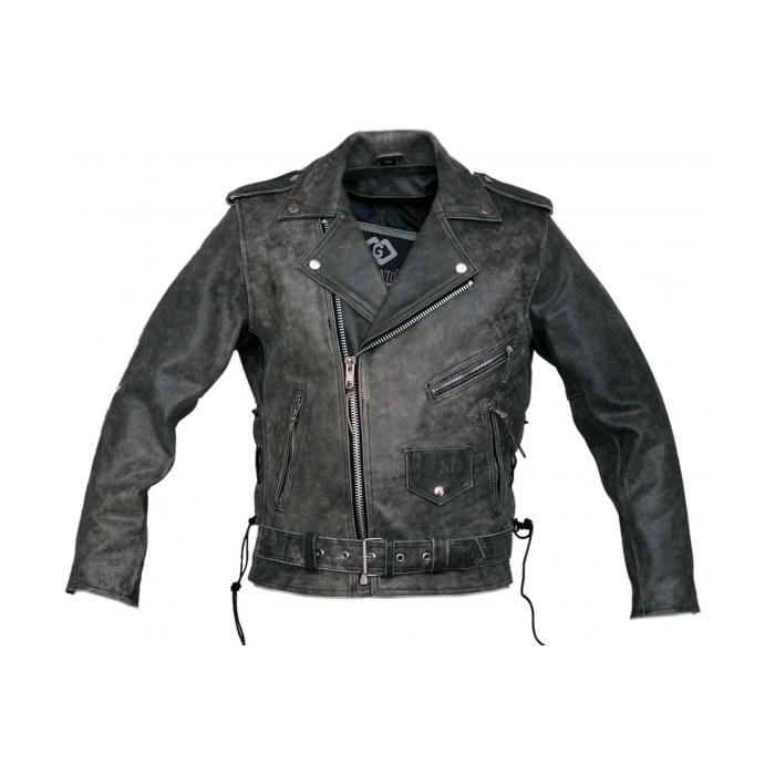 kožený křivák na motorku Vintage, Velikost 5XL