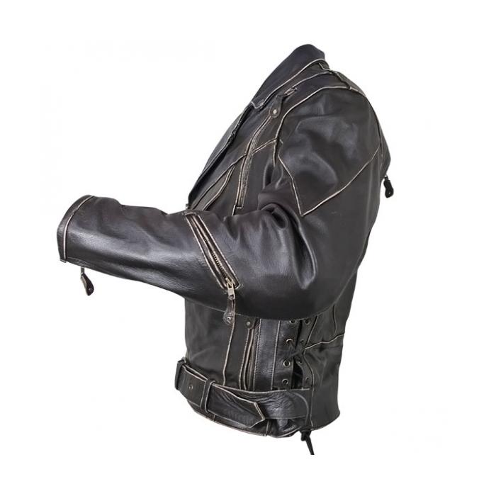 kožená bunda na motorku Terminator, Velikost XXL