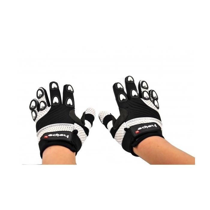 dětské rukavice na motokros Heipe bílé, Velikost rukavic 14(XL)