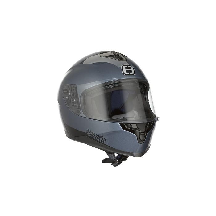 helma na motorku Speeds Race II titanová lesklá, Velikost XXL