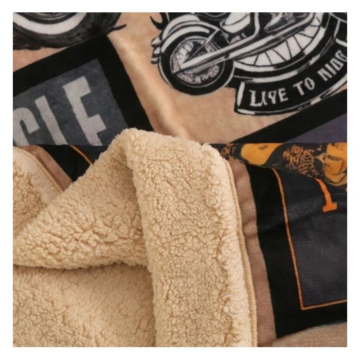 motorkářská deka s motorkami