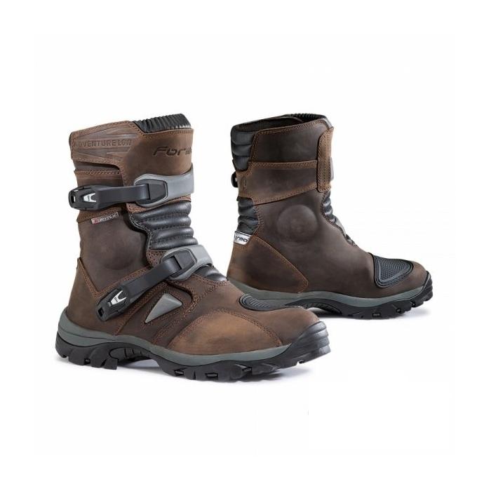 kotníkové boty na motorku Forma Adventure Low WP hnědé, Velikost bot 39