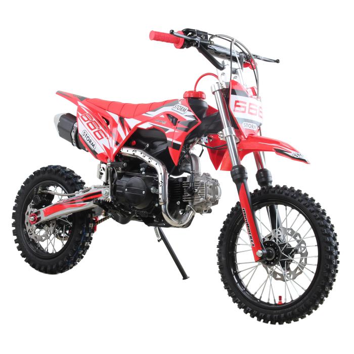 pitbike Mini Rocket Storm 125ccm červený