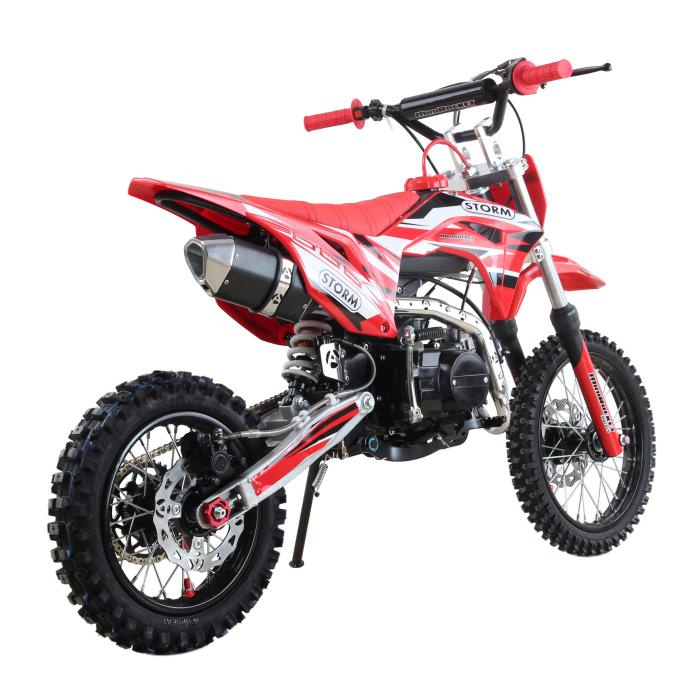 pitbike Mini Rocket Storm 125ccm červený