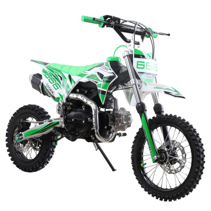 pitbike Mini Rocket Storm 125ccm zelený