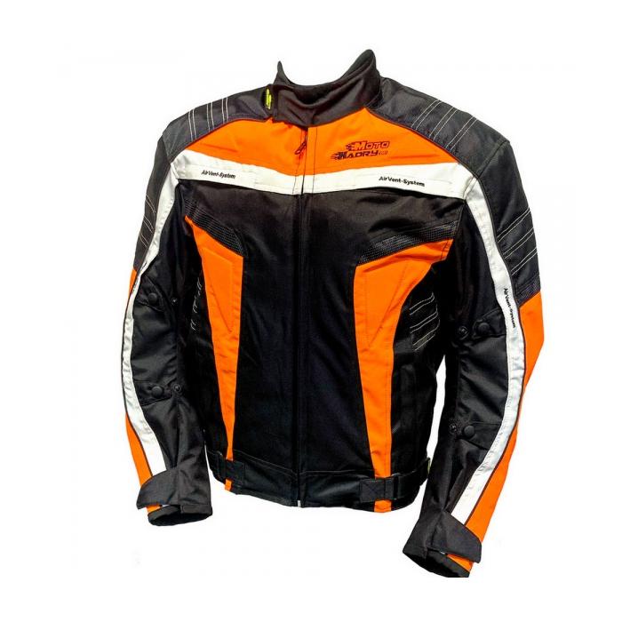 motorkářská bunda MH Wenc černá/bílá/oranžová fluo, Velikost 4XL