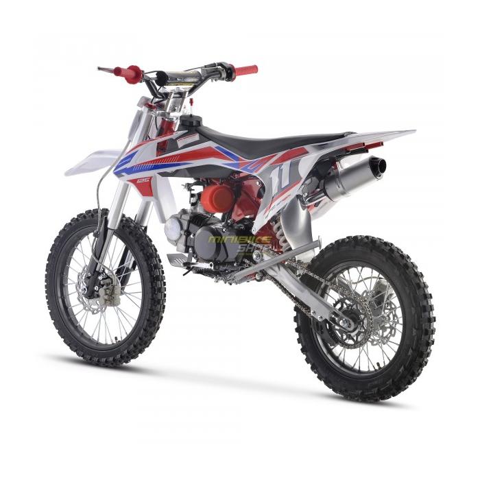 pitbike Mini Rocket Super Pit 125 Barevna mo nost erveno modro bila
