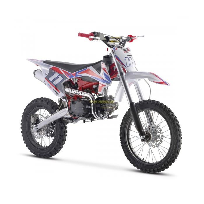 pitbike Mini Rocket Super Pit 125, Barevná možnost červeno/modro/bílá