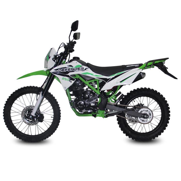 pitbike Mikilon Defender 250 RR, Barevná možnost zelená