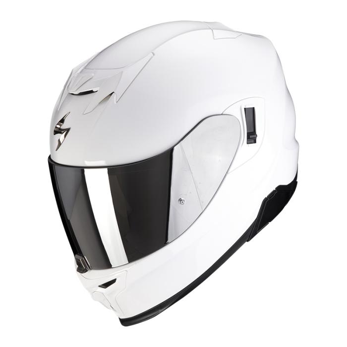 helma na motorku Scorpion EXO 520 Evo Air bílá lesklá