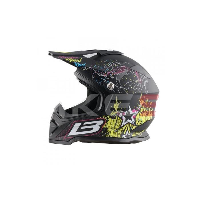 motokrosová helma Mejia LB Design matná, Velikost L