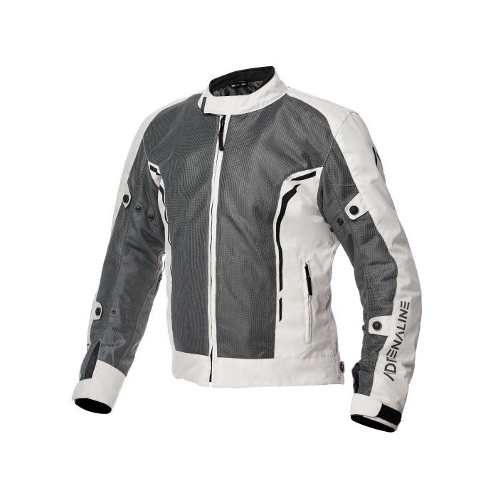 letní bunda na motorku Adrenaline Meshtec 2.0 šedá, Velikost 5XL