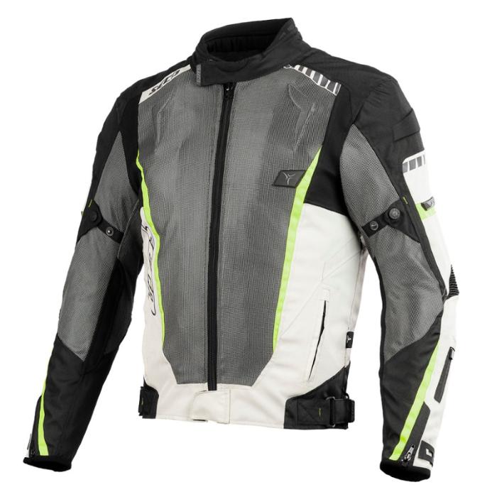 letní bunda na motorku Seca Airflow II šedá