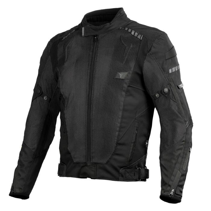 letní bunda na motorku Seca Airflow II černá