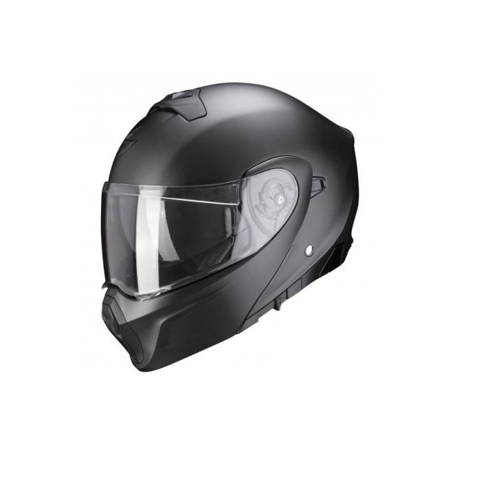 výklopná helma na motorku Scorpion EXO 930 EVO černá matná, Velikost XS