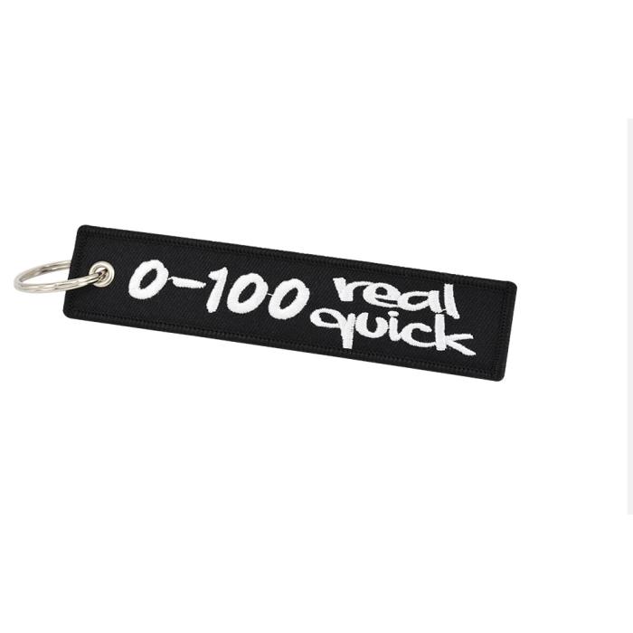 klíčenka textilní 0 - 100 Opravdu rychle
