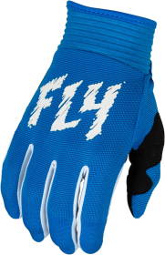 dětské rukavice na motokros Fly Racing F-16 modrá/bílá