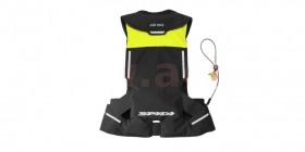 airbagová vesta Spidi Full DPS CE celotělová černá/žlutá fluo