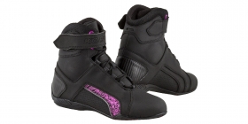 dámské boty na moto Kore Velcro 2.0 černé/fialové